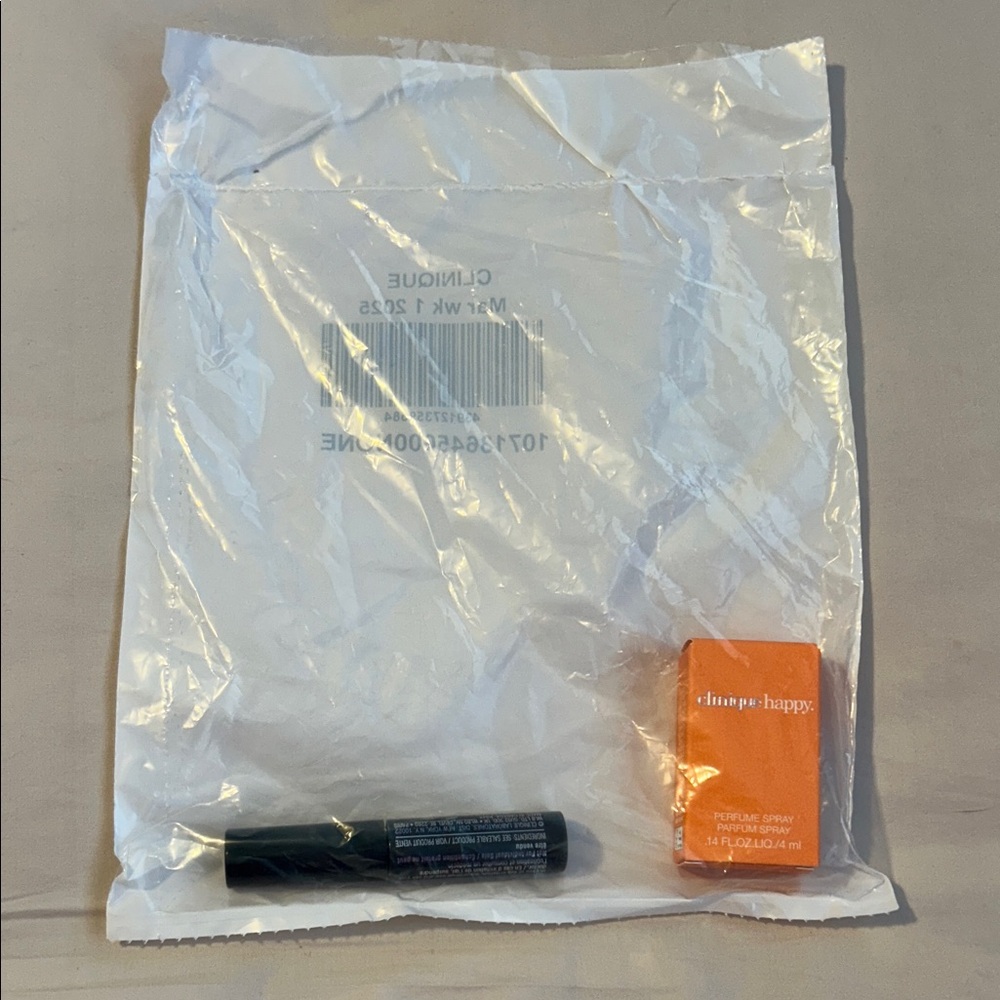 Clinique Travel Size Duo- Clinique Happy Spray 4ml + High Impact Mascara 3.5 ml